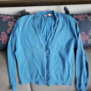 Tory Burch Vibrant Blue Cardigan